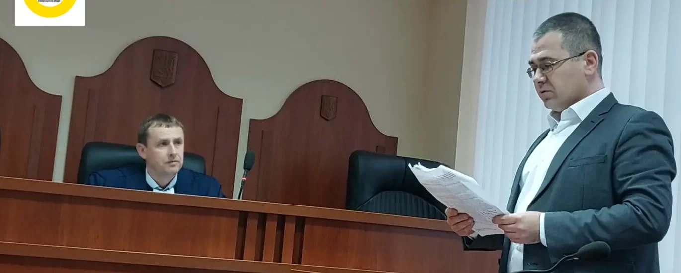 Ліга була присутня на судовому засіданні - прокуратура проти Вінницької міської ради за землю перед центральним ринком. 1 Судовий процес в господарському суді